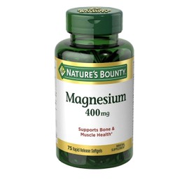 Nature’s Bounty Nature's Bounty Magnesium 400 mg Softgel 75.