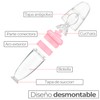 Cuchara Alimentadora para Bebés Dispensador de papillas de Silicona Flexible