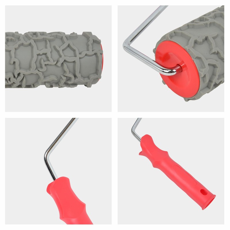 Nichiyo 10'' Patterned Paint Roller for Wall Decoration Classic Brick