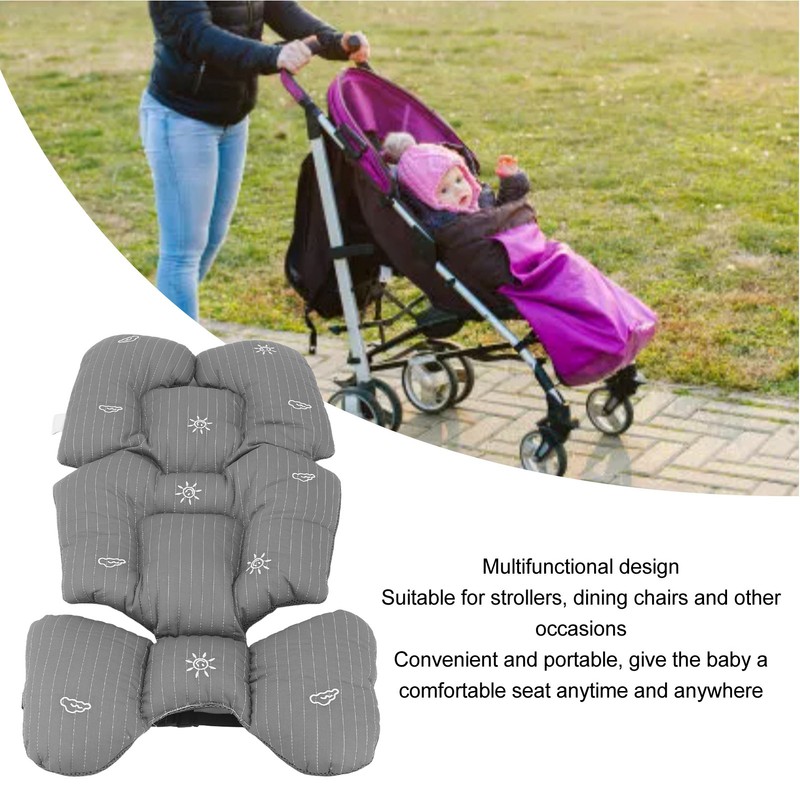 Baby Stroller Cushion Cotton Liner Insert Warm Comfortable Breathable Washable
