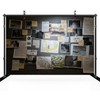 CHNYWORK 7ftx5ft Detective Board Backdrop Suspect Crime Scene Evidence White