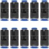 ROZESAZZ 1/4" OD x 3/8" Pneumatic quick Connector Push to