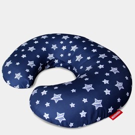 2 Pack Nursing Pillow Cover Grey and Navy for Infant, Snug Fits Boppy Nursing Pillows, Breastfeeding Nursing Pillow Slipcovers Super Soft, for Breastfeeding Moms, Navy & Gray Star