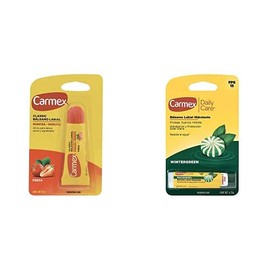 2 Pack Balsamo Hidratante para Labios Original Tubo sabor Fresa 10 gr  Balsamo Hidratante Daily Care WinterGreen 4.25 gr                              