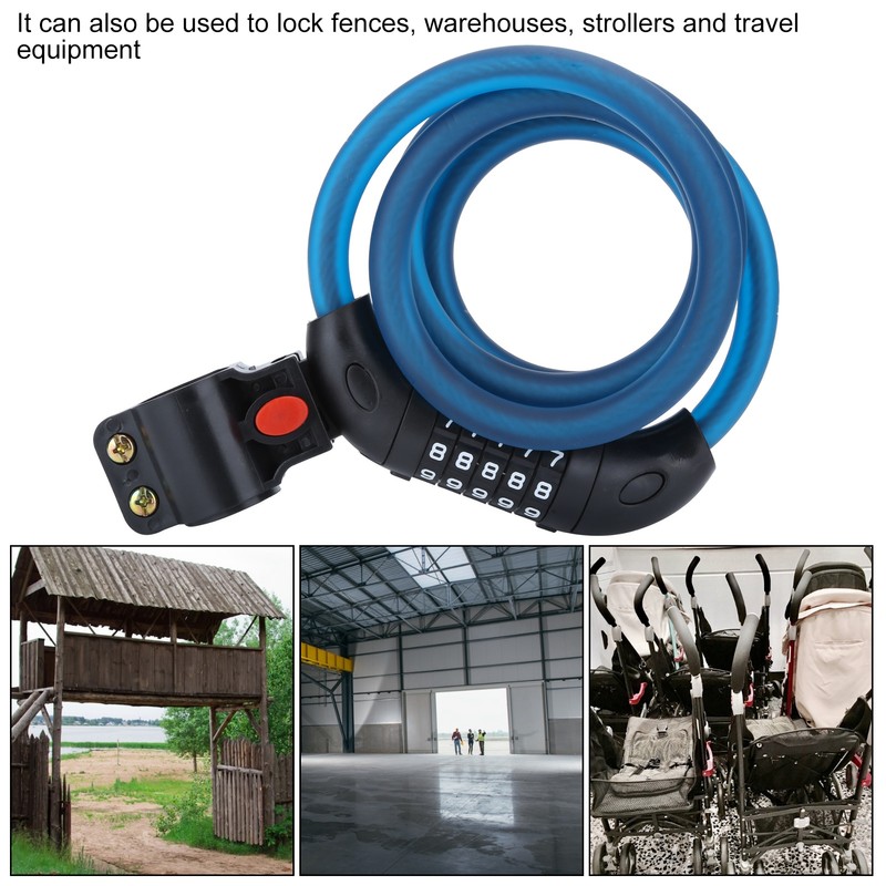 Mountain Bike Bicycle Disc Brake Lock Electric Scooter Motorcycle Coded