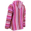 Siesta Mexican Baja Jerga Hoody - Pink Multi (X-Large)