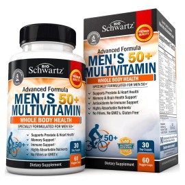 Bioschwartz Multivitamínico Hombres 50+ 60 Unidades