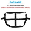 Motorcycle Rear Wheel Tie Down - PSLER Motorcycle Tire Transport