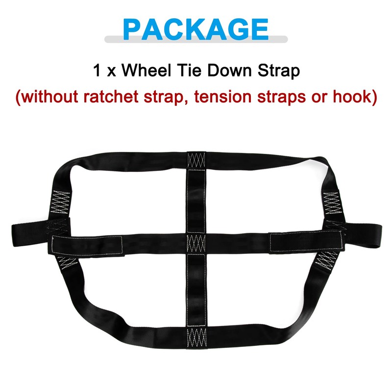 Motorcycle Rear Wheel Tie Down - PSLER Motorcycle Tire Transport