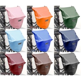 Oka Seisakusho Bicycle Basket Cover, For Front, Blue (Vinyl) Width 15.7 x Depth (Top) 15.7 x Height 10.2 inches (400 x 400 x 260 mm)