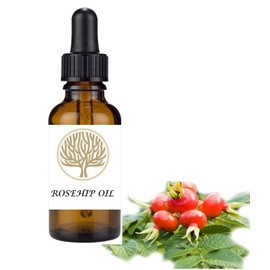 NATURAL Organic Rosehip Face & Body Oil."Wonder Oil" contains Vitamins C, E & F. Help treat dry, irritated, weathered skin. It is also suitable for treating burns, scars and stretch marks. (30ml)