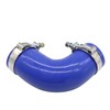 Jecoupoon F04-6006 90° Elbow Hose Silicone Rubber w/Clamps Compatible with