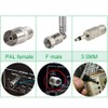 Superbat FM Telescopic Antenna Kit 75 Unbal F Type Connector