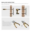Haidms 30 Pack Gold Cabinet Handles 3 Inch Hole Center
