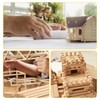 150 Pcs Natural Balsa Wood Sticks, Square Wooden Dowels 3