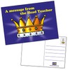 40 Head Teacher Crown Postcard Home A6 Primary Teaching Services
