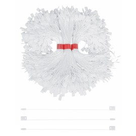 Uniclife 1000 Pcs Hang Tag Strings 6.5 Inch Price Tag Strings Nylon Snap Lock Pin Loop Fasteners Hook Ties Price Tag Hanging Rope for Clothing Tags Merchandise Marking Tags Luggage Labels, White