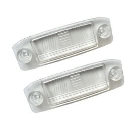 FEFAXIQI 2Pcs Rear License Plate Light Lamp Cover Lens Housing Shell for Kia Sorento 2011-2013 Replace 925102P000 92510-2P000