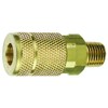Tru-Flate 13-125 1/4" T Design x 1/4" MNPT Brass Coupler