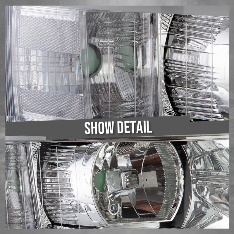 ALLGOOD LED DRL Headlight Assembly Front Headlamp Compatible with 2007-2013