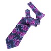 Alizeal Mens 3.15inches Rose Flower Pattern Tie with Floral Printed