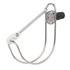 4.5in Stainless Steel Lifebuoy Ring Bracket Horseshoe Holder for Marine Boat Ship