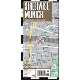 Streetwise Munich Map - Laminated City Center Street Map of Munich, Germany