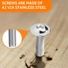 HAISHANG Pack of 10 M5 x 20 Screws, Rounded Head