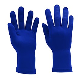 Aniler Chromakey Gloves Green Chroma Key Mask Hood Invisible Effects Background Chroma Keying Green Gloves Mask for Green Screen Photography Photo Video (10" Blue Gloves)