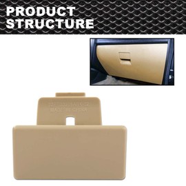 CROSSDESIGN Glove Box Handle Dash Latch Compatible with Hummer H3 2006 2007 2008 2009 2010 Beige Right 1pc