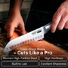 Cooks Standard Kitchen Knife Set with Block 6-Piece, Stainless Steel