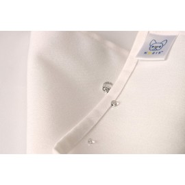 KOZIS Large Premium Napkins | MJS Cotton-Rich Polyester | 20 x 20, Set of 4 (Cream)