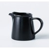 RockTrend Black Mini Simple Ceramic Coffee Milk Creamer Pitcher with