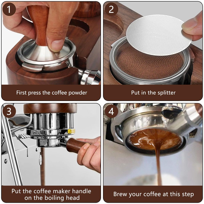 Stainless Steel Reusable Coffee Filter - Fine Mesh Metal Filter