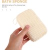 BETOOKY Esponja Exfoliante Corporal de Sisal para Ducha, Limpieza Profunda