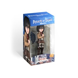 MINIX - Mikasa Ackerman Figure - Attack of Titan - 12cm Collectibles for Display, Gift Idea for Kids and Adults, Anime Fans - MN15313