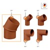 INEFA Rain Pipe Elbow 30 Degrees for Downpipe, PVC DN100