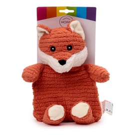 Puckator Fox Microwavable Plush Lavender Heat Pack - Heating Pads - Hot Heat and Ice Cold Cool Pack Packs Bag for Sport Injuries Knee Back Pain - Bed Warmer - Wellness Health Products