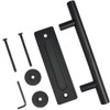 YANGHX Barn Door Handle Heavy Duty 30CM Pull and Flush