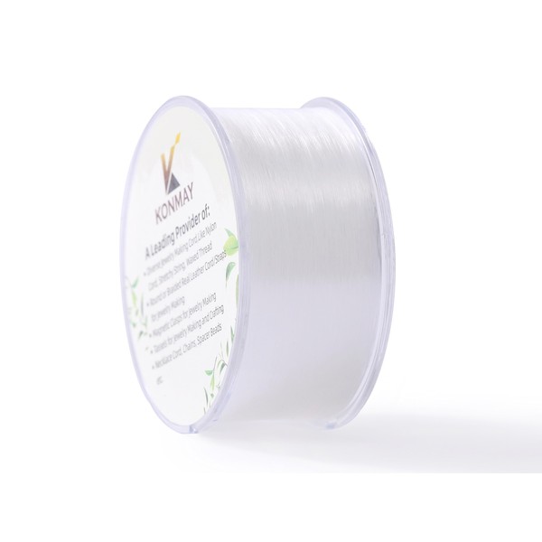 KONMAY Clear Fishing Line with Case, 0.3 mm/300 Metres Monofilament