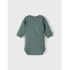 NAME IT Baby Boys Nbmsune LS Box Bodysuit, Balsam Green
