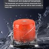 Solar Strobe Warning Light with Strong Magnetic Base LED Warning