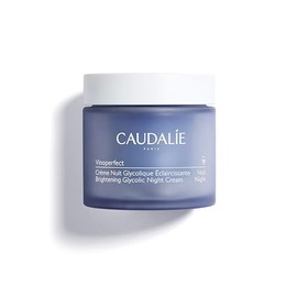 Caudalie Vinoperfect Crema Iluminadora Glicólica de Noche- 50 mL | CREMA DE NOCHE con ÁCIDO GLICÓLICO: ácido glicólico y enzima de papaya renuevan tu 