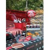 Trendware Ohio State University Plastic Tablecloths, 3 ct