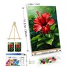 ATDMS Paint by Numbers kit for Adults with Frame Flowers
