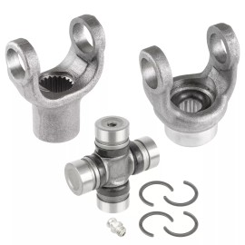 Caltric Rear Drive Shaft Coupling Yoke w/U-joint for Yamaha V-Star 1100 XVS1100 1999-07