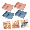 Ciieeo 4pcs Multifunctional Desk Organizer Versatile Storage Compartment for Vanity