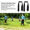 Shoulder Strap Trimmer Strap, 2Pcs Black Strimmer Shoulder Adjustable Durable