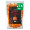 Jiva Organics Organic Masoor Dal 2 Pound Bag (Split Red