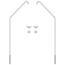 Camper RV Propane Tank Hold Down Bracket Kit 20Lbs - Compatible with Coleman Fleetwood Pop Up Camper RV - Heavy Duty Iron Tank Holder for RV, Trailer